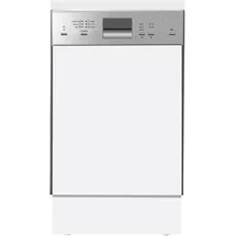 Amica EGSP 561 000 E Einbau-Geschirrspüler (teilintegrierbar, 448 mm breit, Edelstahl)