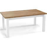 WFL GROUP Esstisch Molly, Loft Esstisch Ausziehbar braun 160 cm x 76 cm x 90 cm