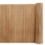 urfence Sichtschutzmatte 90 x 600 cm Braun Bambus