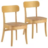 VS Venta-stock Stuhl-Set 2 Nala Holz gelb