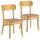 VS Venta-stock Stuhl-Set 2 Nala Holz gelb