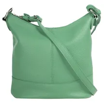Cluty Umhängetasche echt Leder, Made in Italy, grün