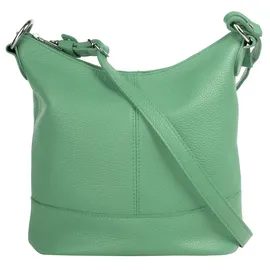 Cluty Umhängetasche echt Leder, Made in Italy, grün