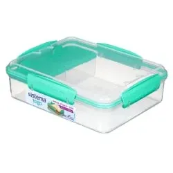 Sistema Lunchbox Snack Attack Duo TO GO, gefriergeeignet 21482 , 1 Lunchbox, Fassungsvermögen: 975 ml