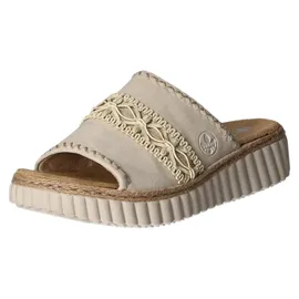 Rieker Pantolette beige, - Beige - 38