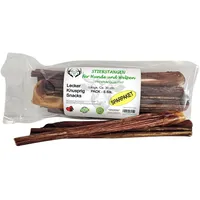 ARTISAN GIFT CO Ochsenziemer für Hunde - 100% Trockenfleisch Hundeleckerlis, geeignet für die Barf-Diät - Bullensticks für Hunde - (30cm) - Sparpaket 5 st.