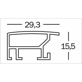 walther design AL318D Aluline grau 13x18 cm 1 St.