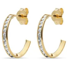 FAVS Creolen 88362381 Gelbgold 375 36 Zirkonia