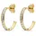 FAVS Creolen 88362381 Gelbgold 375 36 Zirkonia
