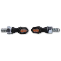 HIGHSIDER smart Crumb LED-Anzeige Schwarz/Rauch E-geprüft (Paar), schwarz