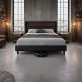 furnify ALVA 160 x 200 cm Schwarz