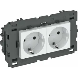 OBO BETTERMANN Steckdose 0 Grad, 2-fach STD-D0C8 RW2