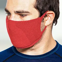 TRERE Social Mask Sportmaske Mund-Nasen-Bedeckung red L