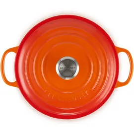 Le Creuset Signature Bräter 20 cm rund ofenrot