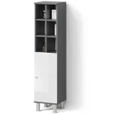 livinity Fucino Midischrank 30 x 130,6 x 30 cm Weiß