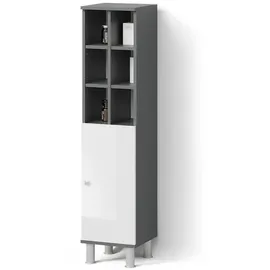 livinity Fucino Midischrank 30 x 130,6 x 30 cm Weiß