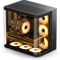 Jonsbo TK-2 2.0 Tempered Glass Midi-Tower PC-Gehäuse Schwarz