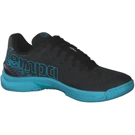 Kempa Herren Attack Two 2.0 Handballschuh, Schwarz/Aqua, 42 EU