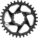 FUNN Solo DX 6 Mm Offset Chainring Silber 34t