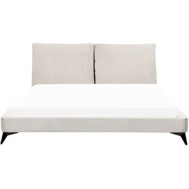 Beliani Polsterbett 180 x 200 cm Hellbeige