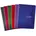 Calligraphe 2417C Notizbücher mit Spiralbindung 210 x 297 mm kariertes Lineatur 70 g/m2 superfeines Pergamentpapier zufällige Farbauswah pack of 5