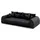s-style möbel BIGSOFA Levana 5 Sitzer Schwarz Cord-Stoff