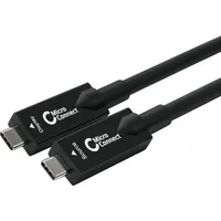 MicroConnect USB3.2CC15OP USB Kabel USB 3.2 Gen 2 (3.1 Gen 2) USB C Schwarz