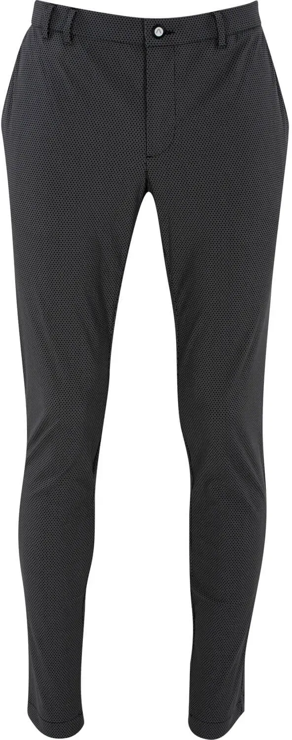 Alberto Hose IAN-Jersey Print, grau/schwarz