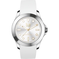 Ice-Watch - ICE steel White gold - Weiße Damenuhr mit Silikonarmband - 020384 (Medium)