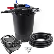 Wiltec SunSun CPF-30000 SET bis 60000l 55W UVC NEO10000 Pumpe Schlauch Teichfilterset