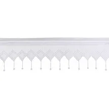 HOSSNER - ART OF HOME DECO Querbehang »Attersee« Stangendurchzug 1 Stk. tlg., weiß