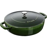 Staub Chistera Bräter 28 cm basilikum-grün