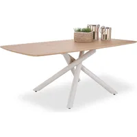 Sansibar Esstisch SANSIBAR KOLDING LBH 100x200x76 cm braun Esszimmertisch