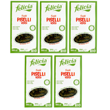 5x Felicia Fusilli di Piselli Verdi,Pasta 100% Grüne Erbsen Bio Glutenfrei 250g