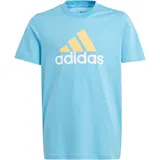 adidas Essentials Big Logo Cotton T-Shirt hellblau - 128