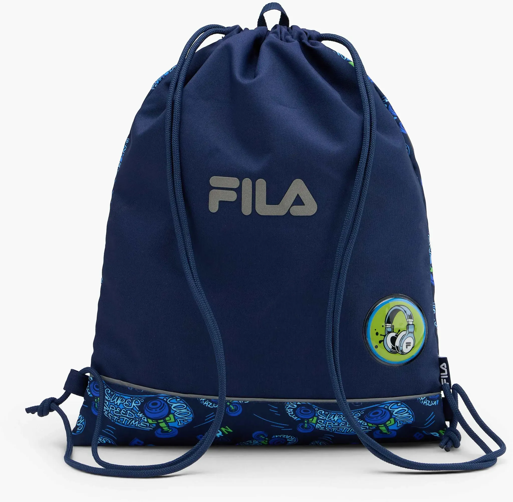 FILA  Turnbeutel Dunkelblau, Kinder, Größe: ONE SIZE, Material: Textil,Polyester,Synthetik - FILA  Turnbeutel Dunkelblau, Kinder, Größe: ONE SIZE, Material: Textil,Polyester,Synthetik - man - Dunkelblau
