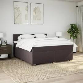 vidaXL Boxspringbett 180 x 200 cm Dunkelbraun