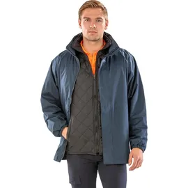 Result Core R215X | 3-in-1 Jacket with Quilted Bodywarmer - Farbe: Black - Größe: M - Schwarz - M