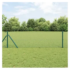 vidaXL Zaunpfosten 25 x 0,5 m Grün/Stahl