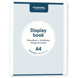 Europel Sichtbuch A4 Weiß 20 Hüllen