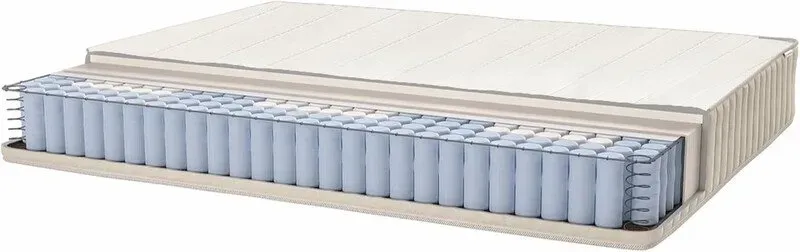Taschenfederkernmatratze 90x200, Medic 9-Zonen H3 Taschenfederkernmatratze mit Komfortschaum und Mikrofaserbezug, Matratzen für Kinder und Erwachsene