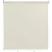 Woltu Außenrollo Senkrechtmarkise Balkonmarkise Outdoorrollo beige 100x140 cm