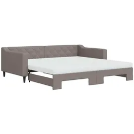 vidaXL Tagesbett 100 x 200 cm Taupe