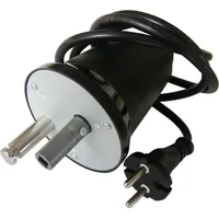 Grillmotor 230V, 10kg Tragkraft, 2-2,4 U/min, 6x6mm Vierkant Spieß, Metallzahnräder, spritzwassergeschützt