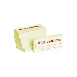 BIZSTIX Haftnotiz Bitte beachten gelb 1301010151 5ST