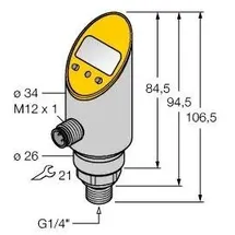 Turck Drucksensor PS003V-304-2UPN8X-H1141
