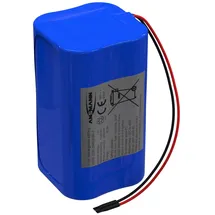Ansmann 2S2P Akkupack 4x 18650 Kabel Li-Ion 7.2 V 5100 mAh