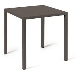 Kleiner Beistelltisch Quatris 60x60x75 cm bronze