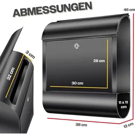 Kesser XXL Edelstahl gebürstet inkl. Zeitungsfach