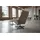 KAWOLA Relaxsessel JOSIANE Leder 78 x 107 x 78 cm grau mit Hocker